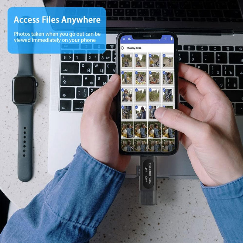 USB-kortläsare Höghastighetsminneskort