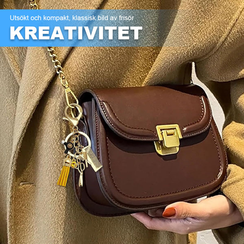 🎨 Nyckelring För Kreativt Hårverktyg ✨
