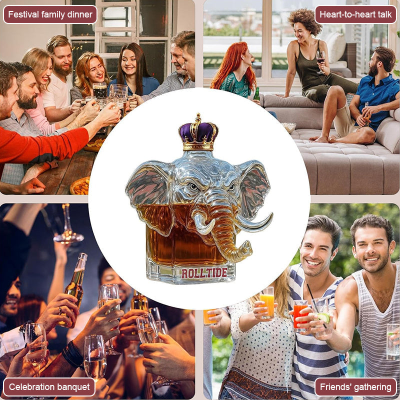 University of Alabama Crown Royal Whiskey-flaska