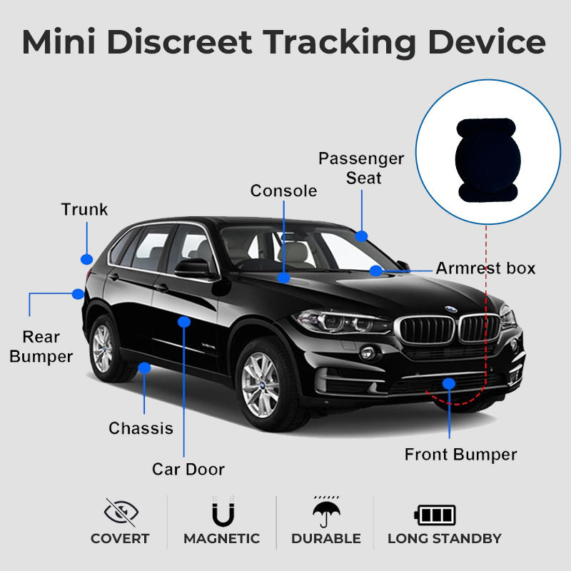 GPS-tracker med väderbeständigt magnetiskt hölje