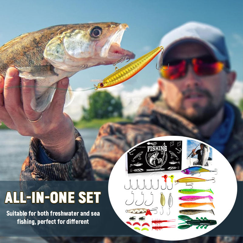 Julkalender för bete och dragfiske, presentask 🎣🎄