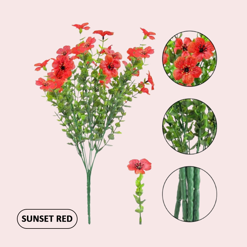 đșUV-resistent fĂ€rgglad konstgjord blommađ