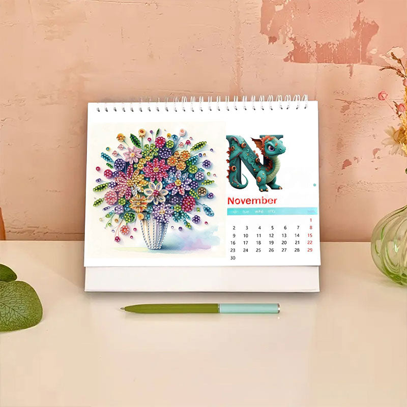 đ„Het reađ„2026 DIY Specialformad Diamant StĂ„ende Kalender för Sovrum Vardagsrum