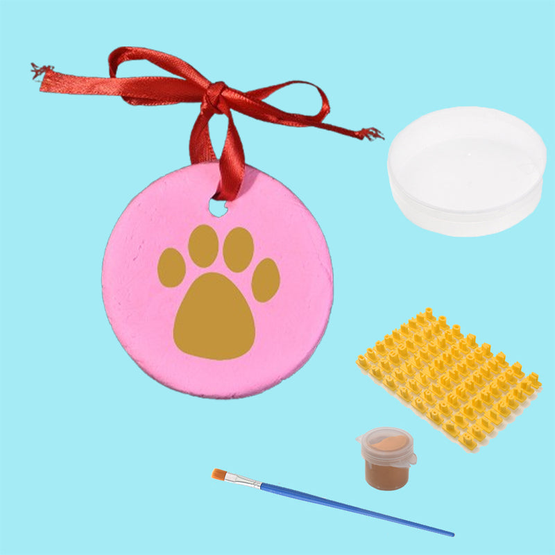 Clay Pet Paw Impression Molding Kit