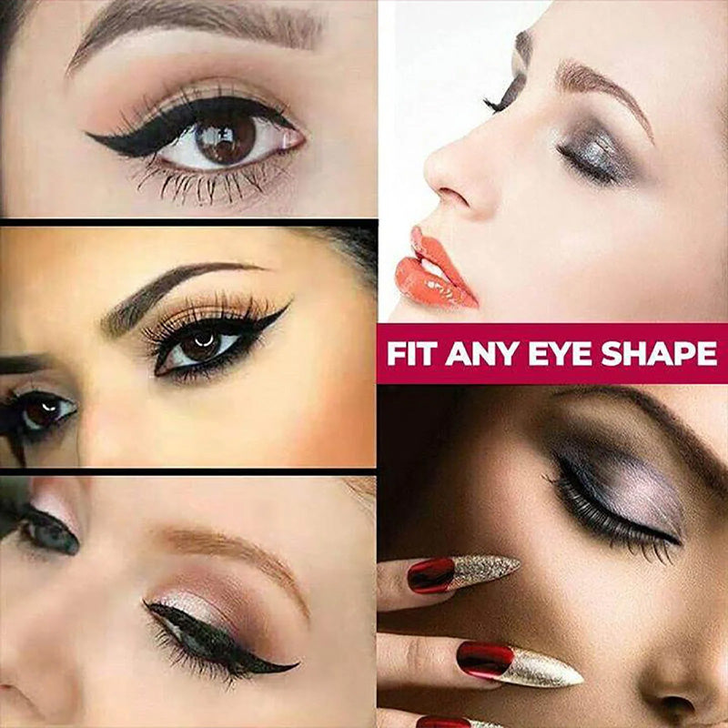 Klistermärken för sminkmallar för ögonskugga/eyeliner