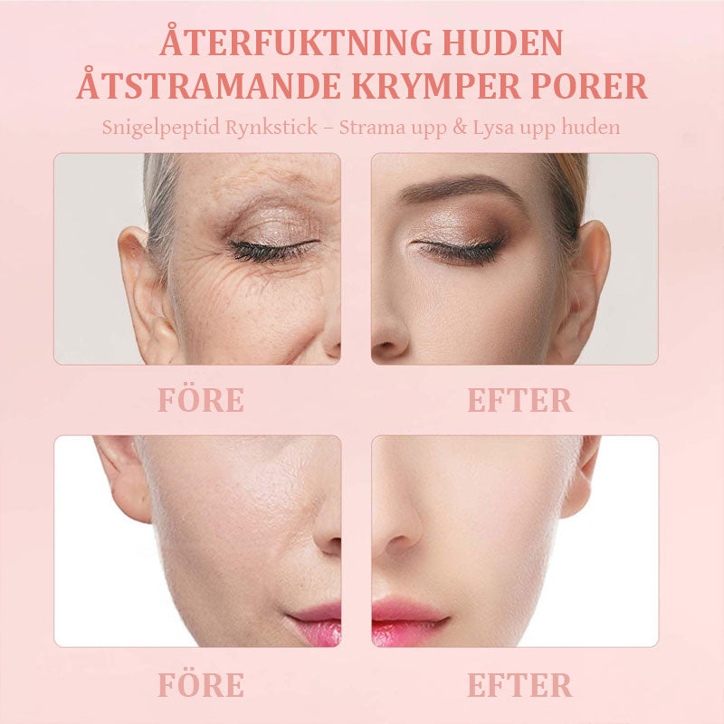 đ Snigelpeptid Rynkstick â Strama upp & Lysa upp huden đ