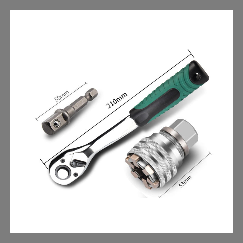 Multifunktions Universal Socket Wrench Tool - Universal Underhållsverktyg