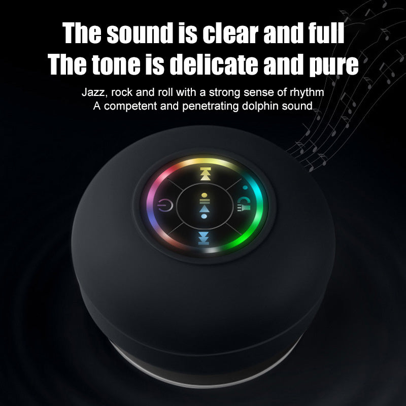 Stor Sugkopp LED-Ljus Vattentät Bluetooth-Högtalare/Large Suction Cup LED Light Waterproof Bluetooth Speaker