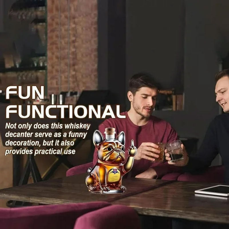 🥃Kreativt formad whiskyflask
