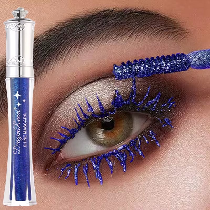Glittrande Kristalldiamantfärgad Glittermascara