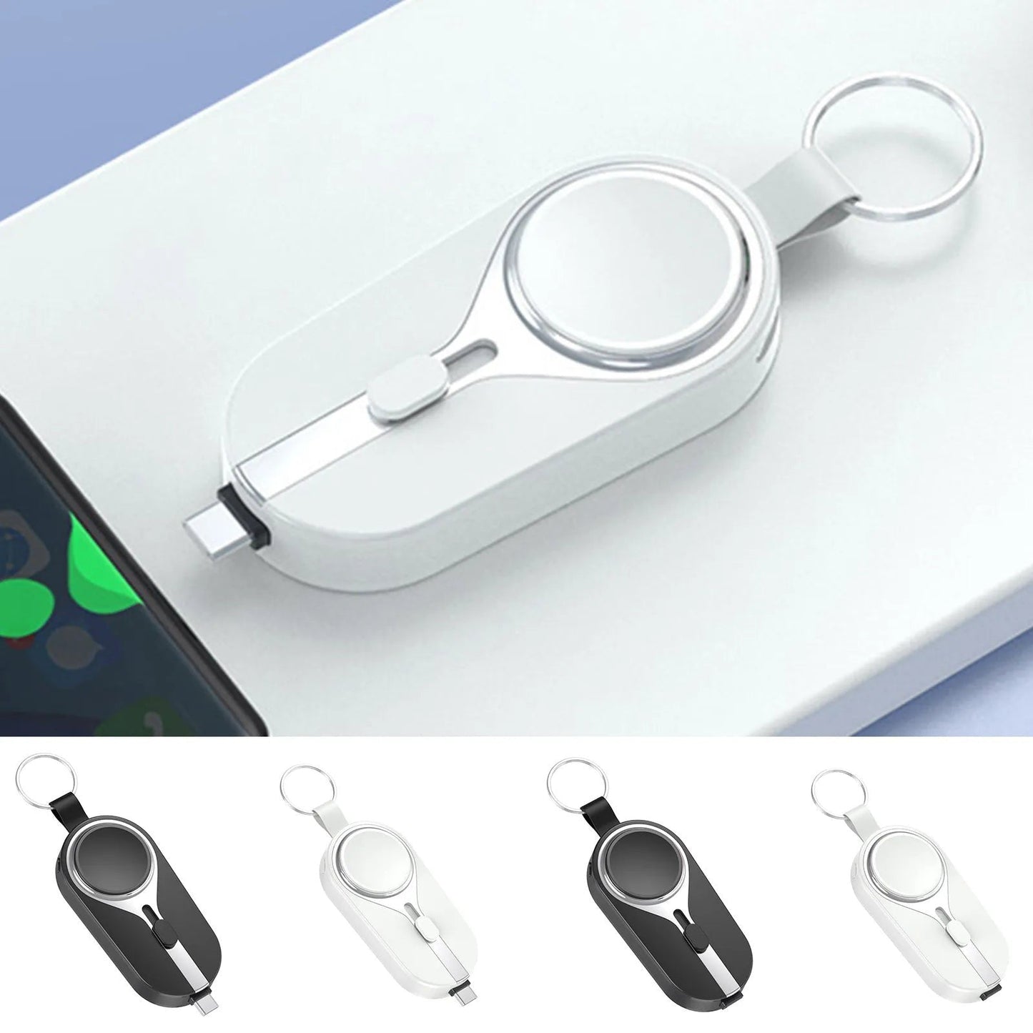 🔥Uppladdningsbar nyckelring📱För telefon + iwatch/Rechargeable Keychain For Phone + iWatch