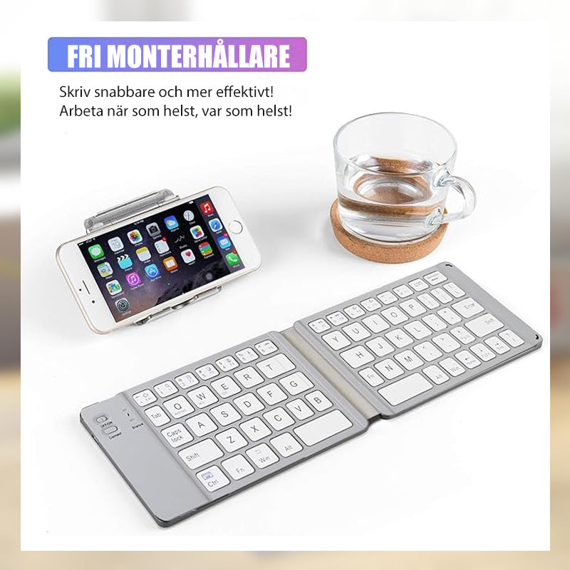 Hopfällbart Bärbart Bluetooth-Tangentbord