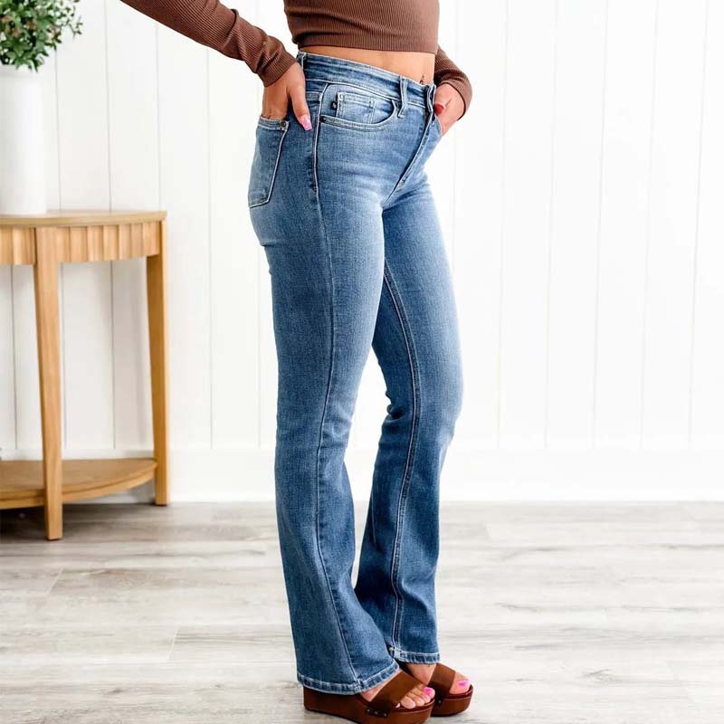 Holy Grail Bootcut jeans med magkontroll đ„