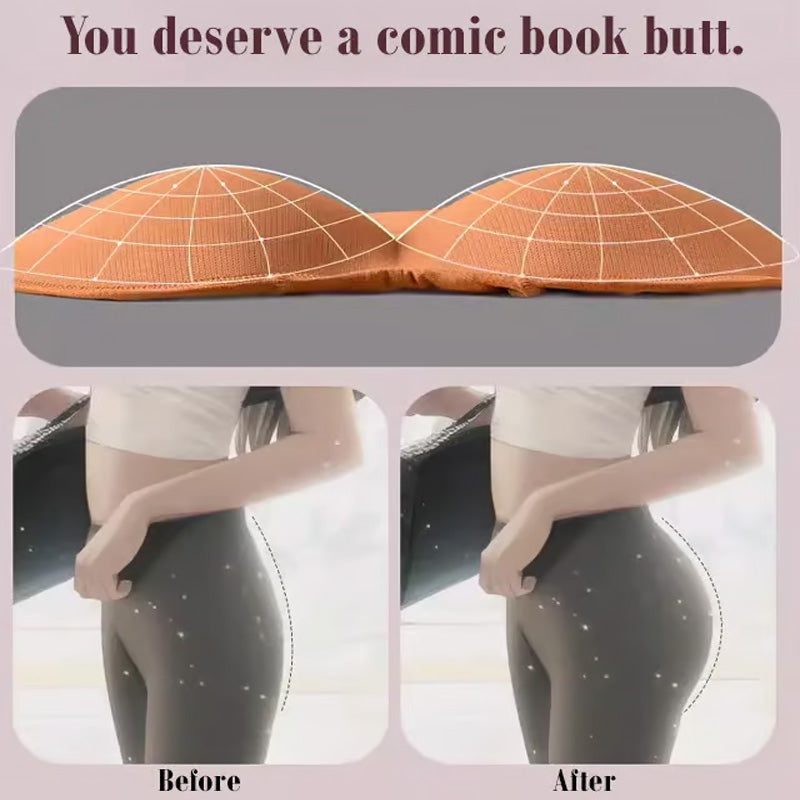 ✨Nyårsförsäljning - Latex Fake Buttocks Square Angle Lingerie