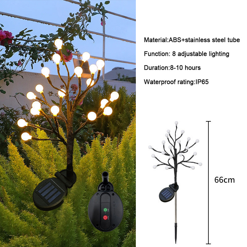 ✨Utomhus Vattentät Cherry Blossom Multicolour Solar Garden Lights🎉
