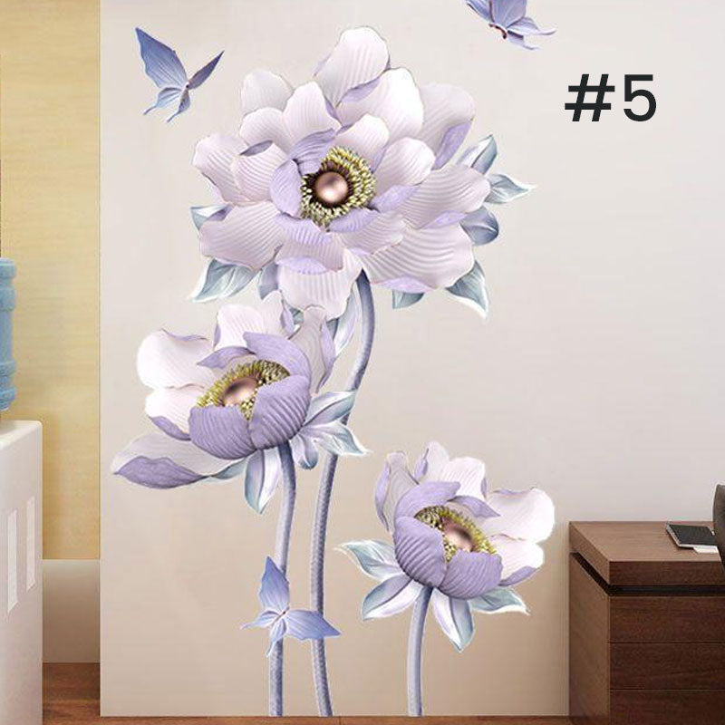 đ„Last Day Promotion 49% RABATTđ„Blomster vĂ€ggdekal tapet
