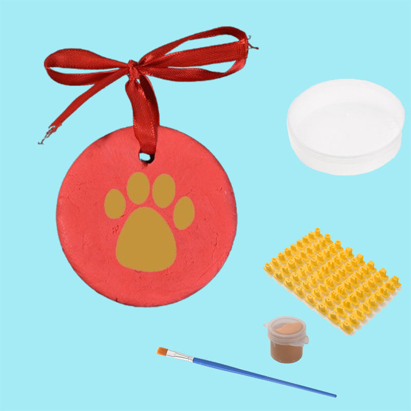 Clay Pet Paw Impression Molding Kit