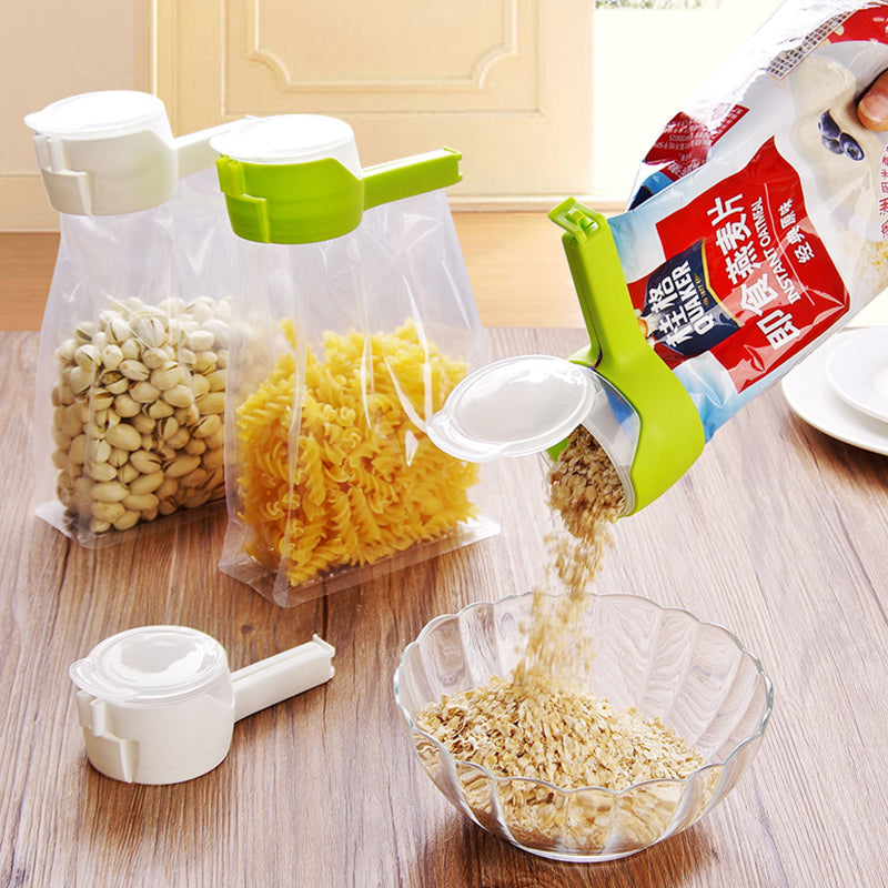 Clips för matkassar av plast