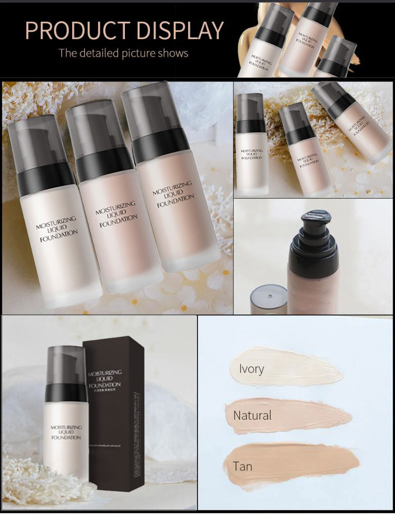 Glass Skin Liquid HD High Coverage Foundation + Concealer
