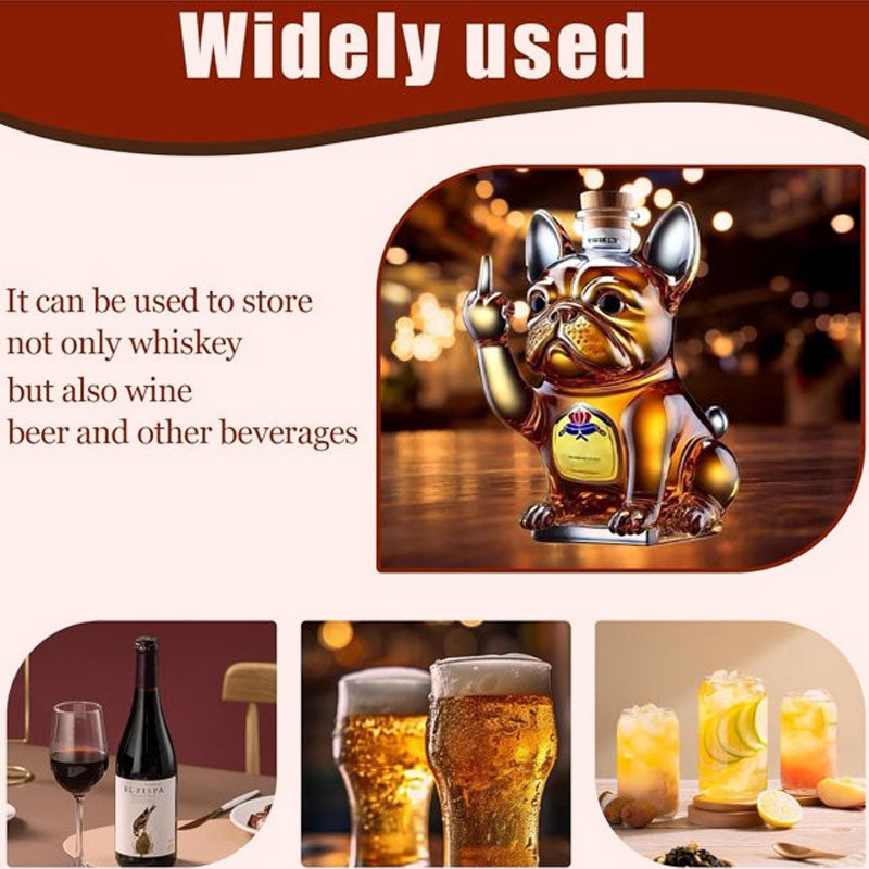 🥃Kreativt formad whiskyflask