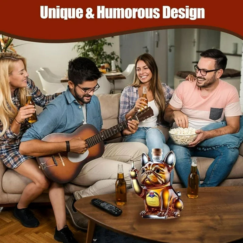 🥃Kreativt formad whiskyflask