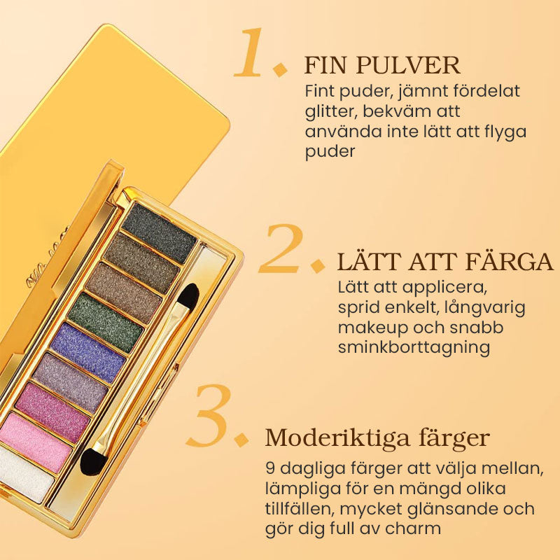 ✨ Niofärgad Diamantögonskugga ✨