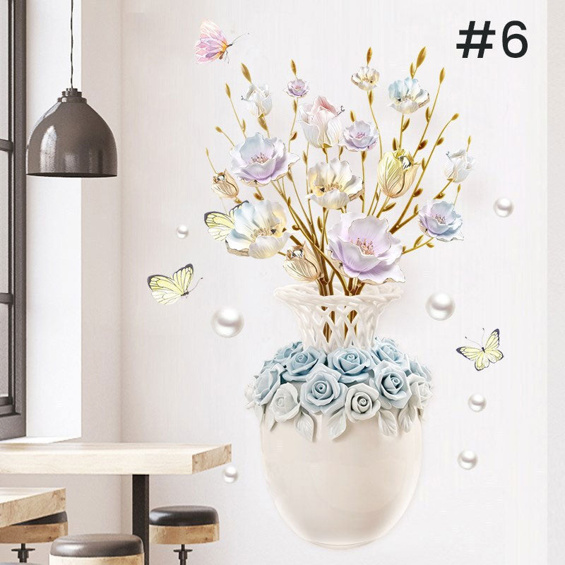 đ„Last Day Promotion 49% RABATTđ„Blomster vĂ€ggdekal tapet