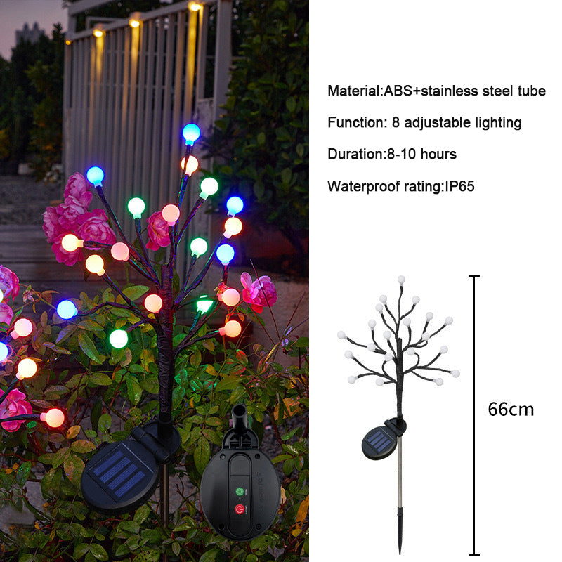 ✨Utomhus Vattentät Cherry Blossom Multicolour Solar Garden Lights🎉