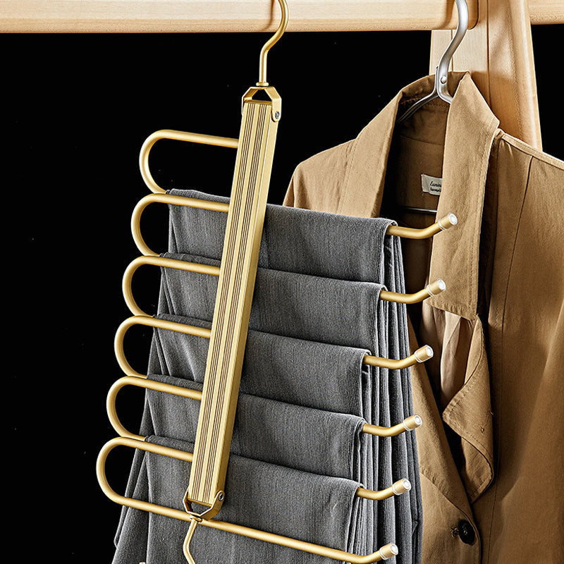 Multifunktionellt Hopfällbart Byxställ/Multifunctional Folding Pants Rack