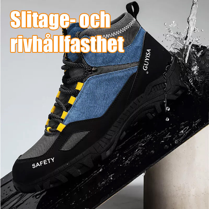 Bekväma Och Mjuka Skyddsarbetsskor Med Hög Topp