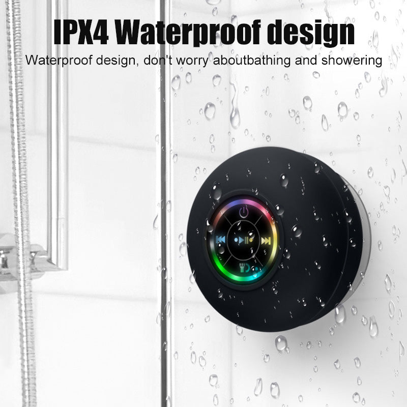 Stor Sugkopp LED-Ljus Vattentät Bluetooth-Högtalare/Large Suction Cup LED Light Waterproof Bluetooth Speaker