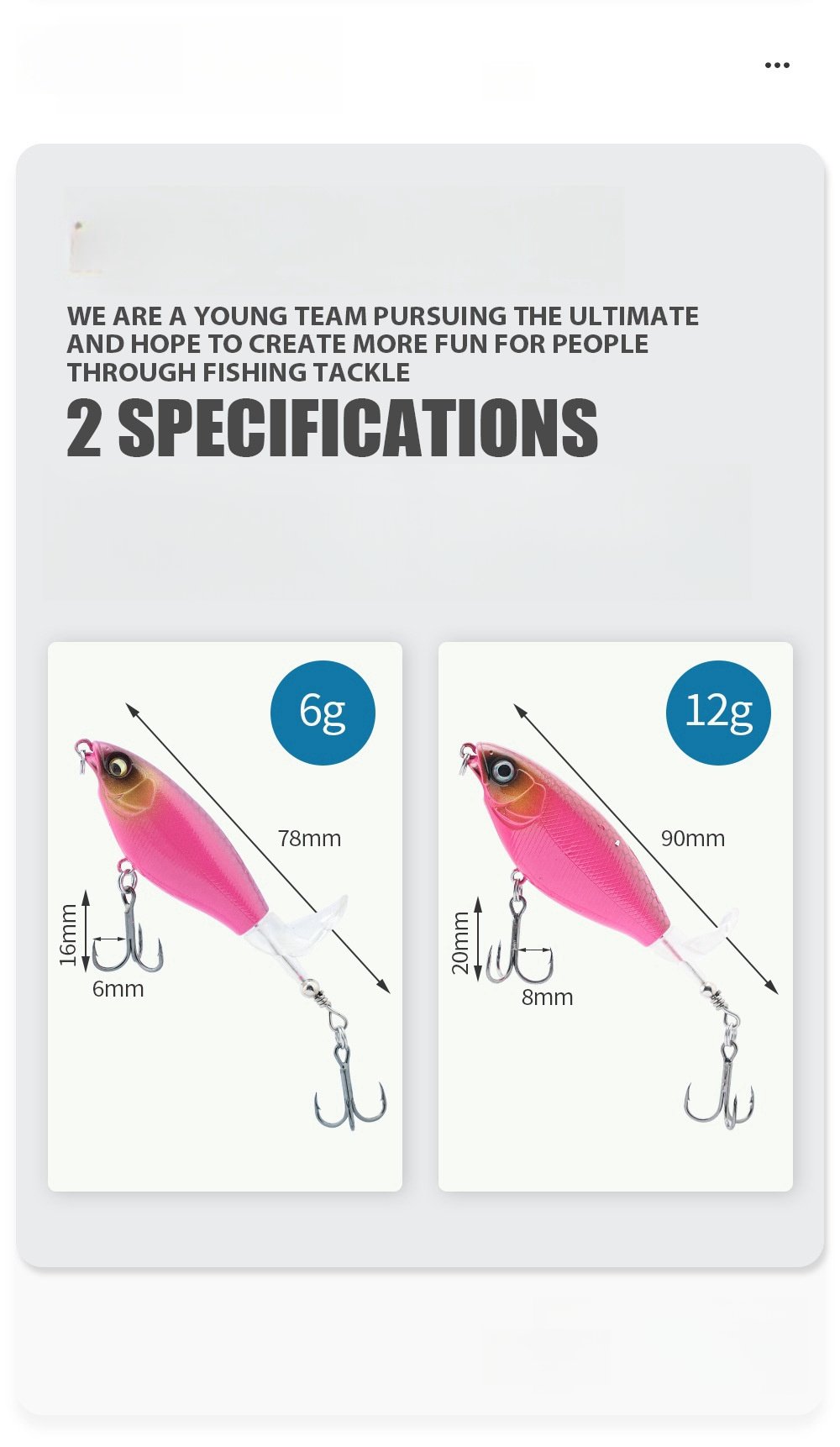 Propeller Ytbete Bionic Fiskkrok