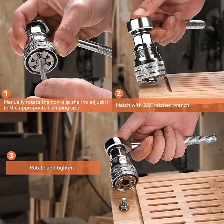 Multifunktions Universal Socket Wrench Tool - Universal Underhållsverktyg