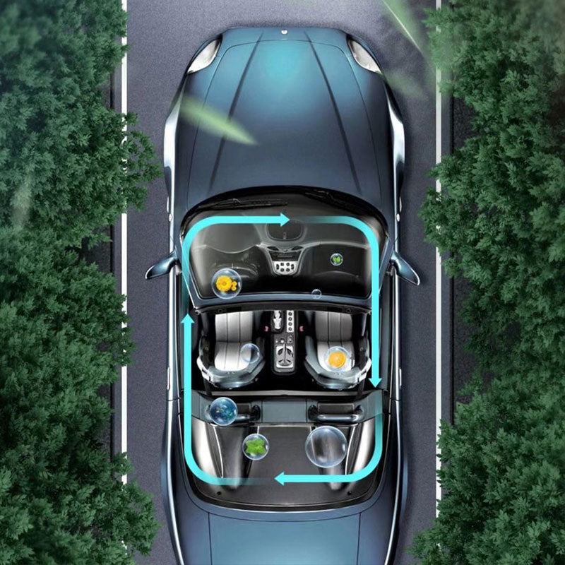 Solar Car Aromaterapi Air Combat Flygplansprydnad