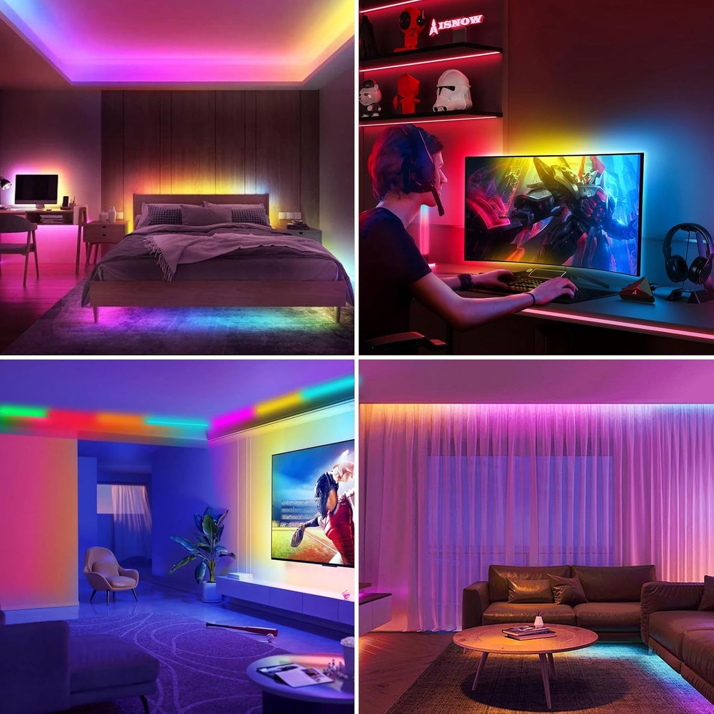 Smart RGB Neon LED-ljusban