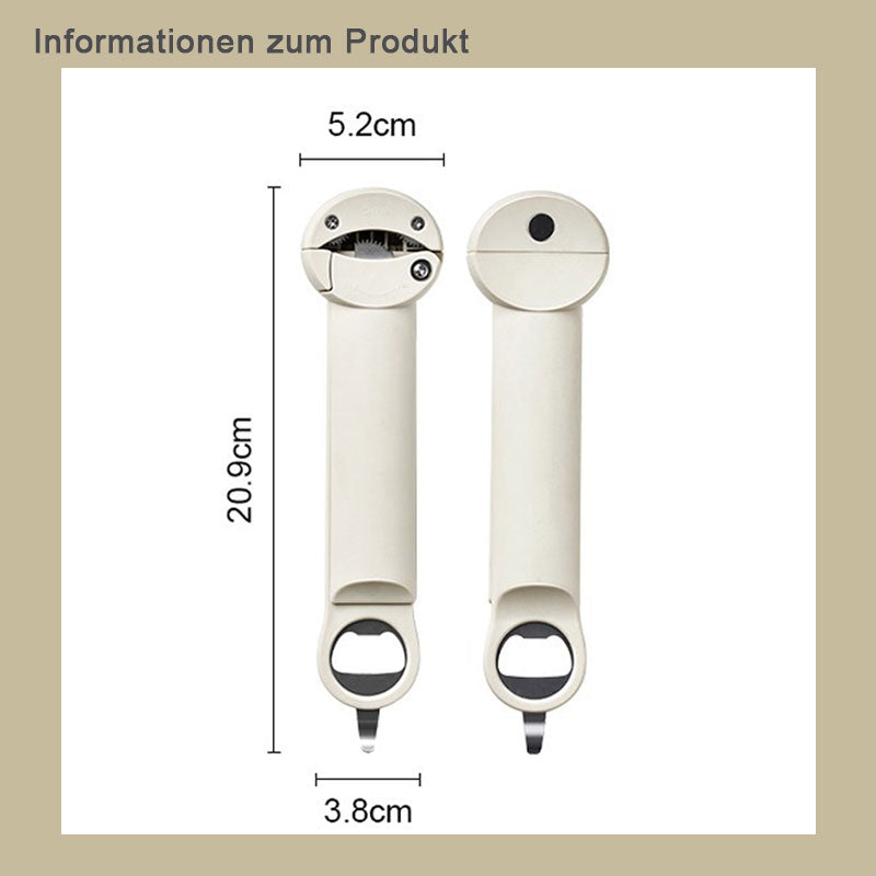 3-In-1 Multifunktionell teleskopisk flasköppnare/Multifunktionell flasköppnare