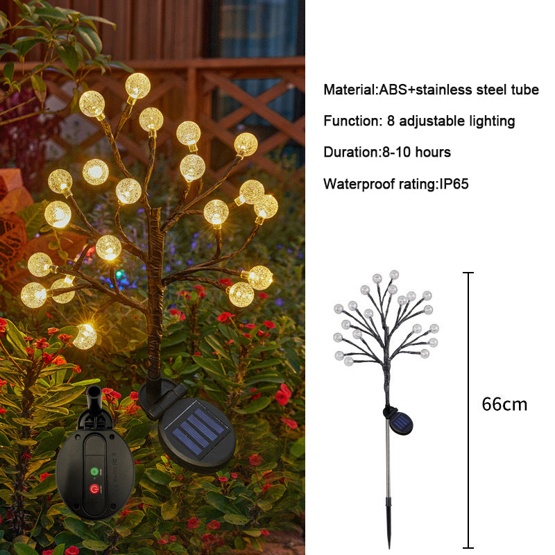 ✨Utomhus Vattentät Cherry Blossom Multicolour Solar Garden Lights🎉