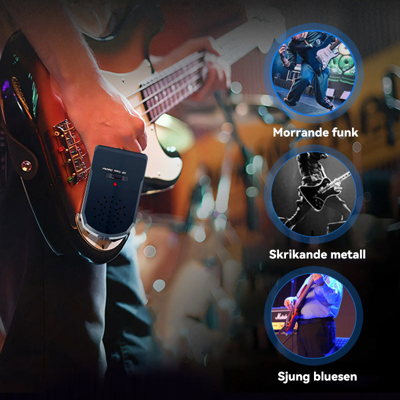 đžMini bĂ€rbar elektrisk gitarrförstĂ€rkar