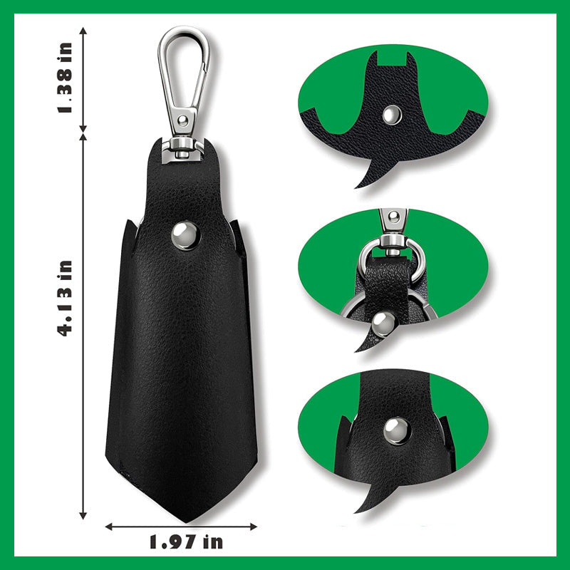 Nyckelring av lÀderfladdermus/Leather Bat-Shaped Key Protector