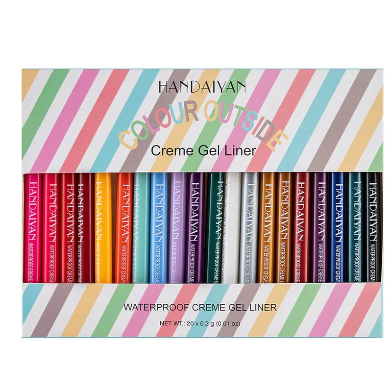 đ„đ„đ„đ„20 PCS fĂ€rgade eyelinerpennor