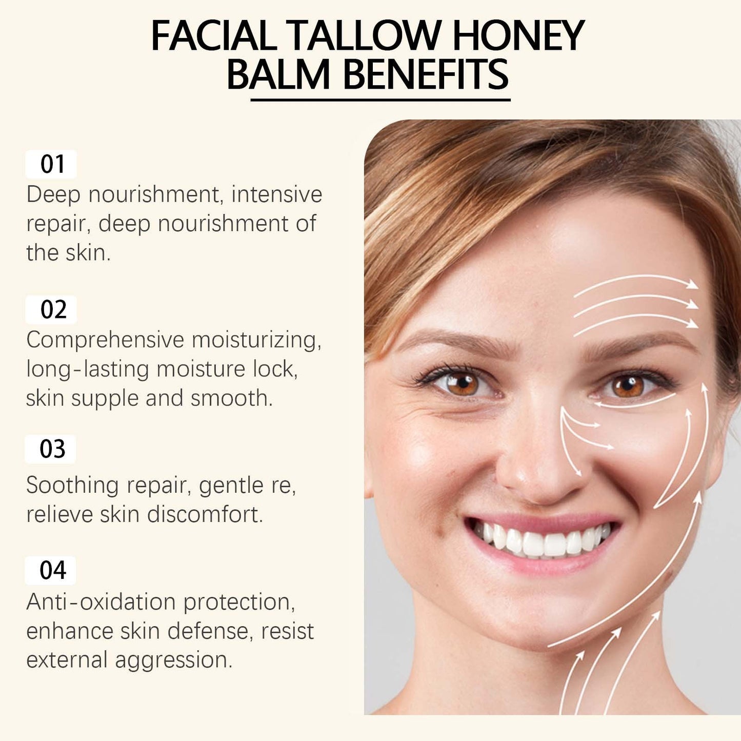 Tallow Honey Body Balm Vårdande och återfuktande kräm