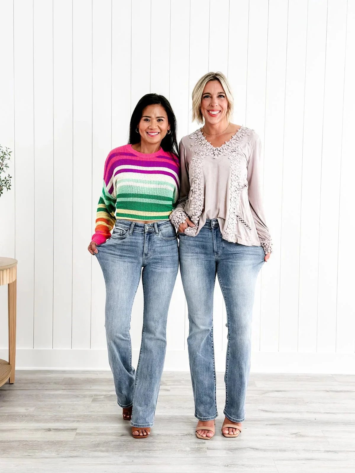 Holy Grail Bootcut jeans med magkontroll đ„