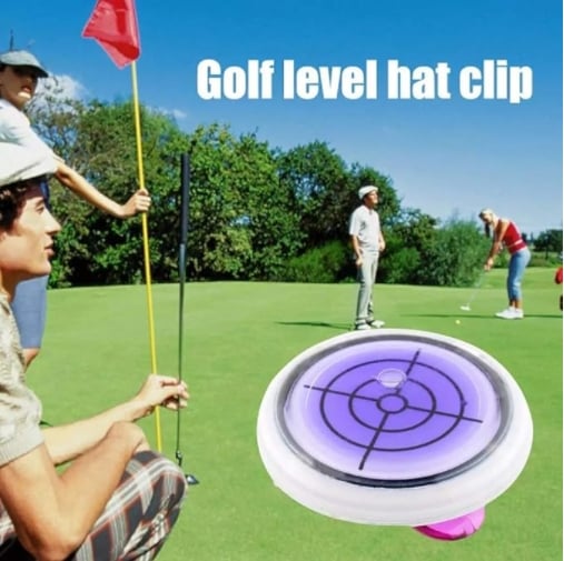 đ„(Golftrainer) Golfbalmarker Ronde dop Clip Mark met waterpasfunctie/Golf Ball Marker Round Cap Clip Mark with Spirit Level Function