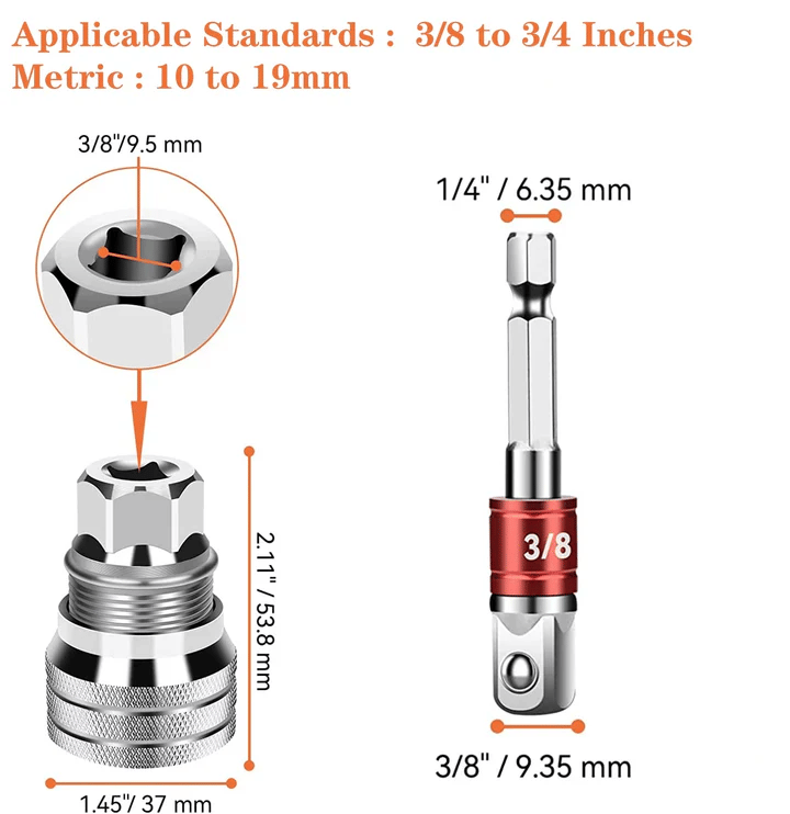 Multifunktions Universal Socket Wrench Tool - Universal Underhållsverktyg