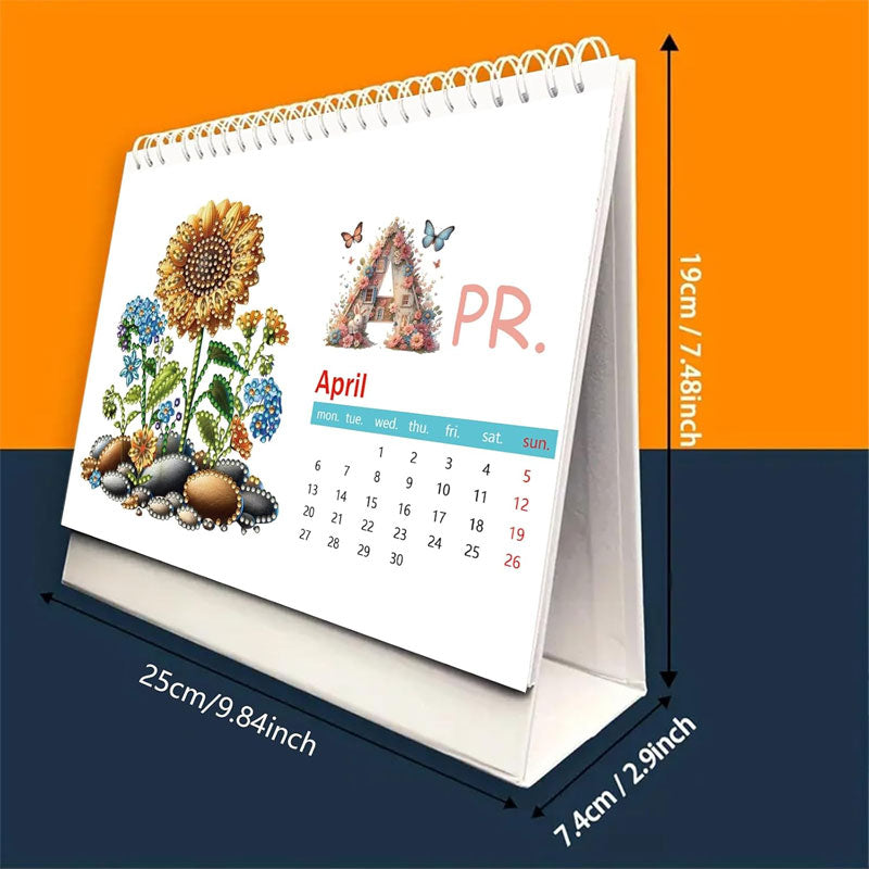 đ„Het reađ„2026 DIY Specialformad Diamant StĂ„ende Kalender för Sovrum Vardagsrum