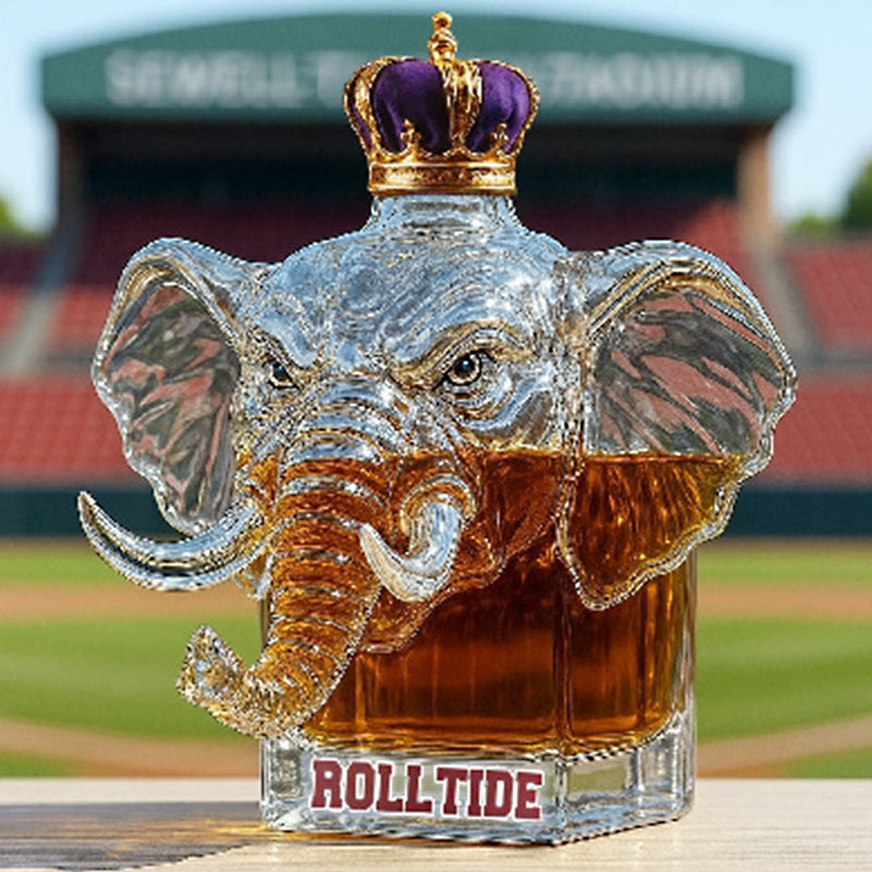 University of Alabama Crown Royal Whiskey-flaska