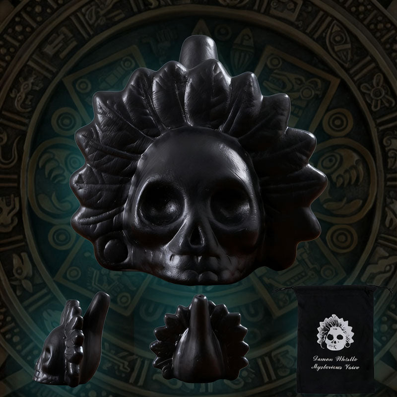 Aztec Death Whistle – Realistisk leksak i form av en skrikande människoskalle
