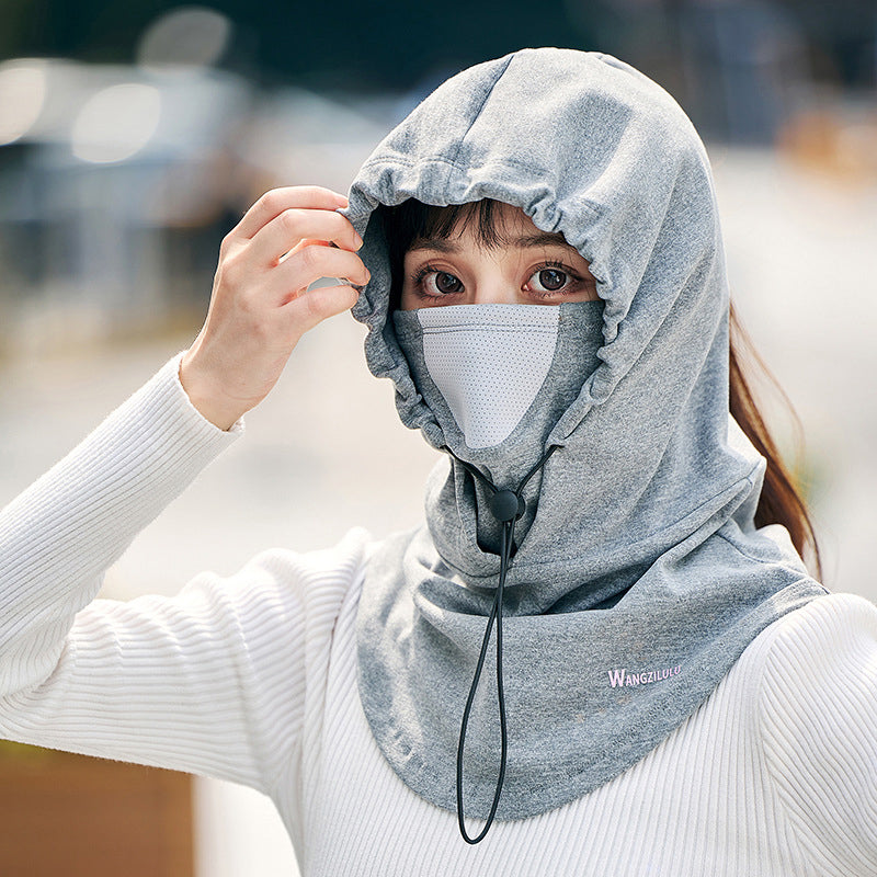 Skyddsmask mot kyla för cykling