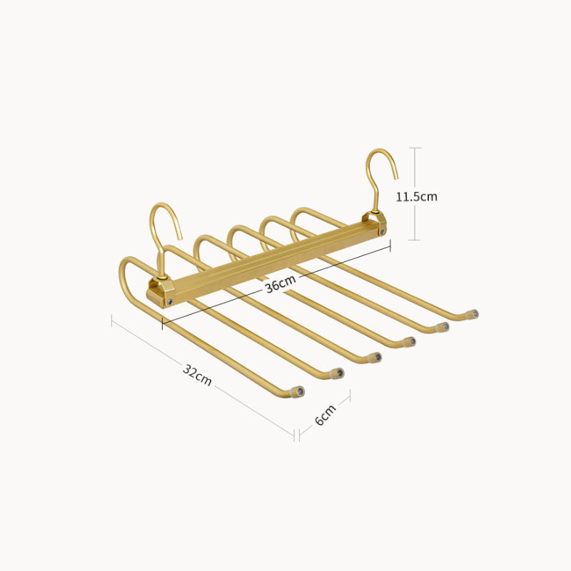 Multifunktionellt Hopfällbart Byxställ/Multifunctional Folding Pants Rack
