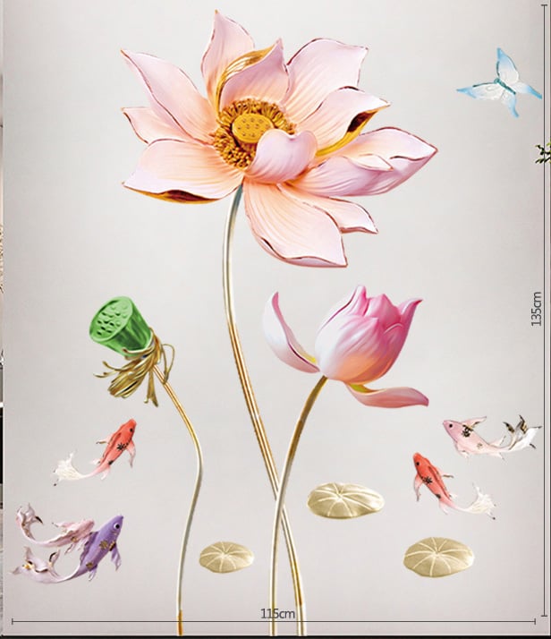 đ„Last Day Promotion 49% RABATTđ„Blomster vĂ€ggdekal tapet